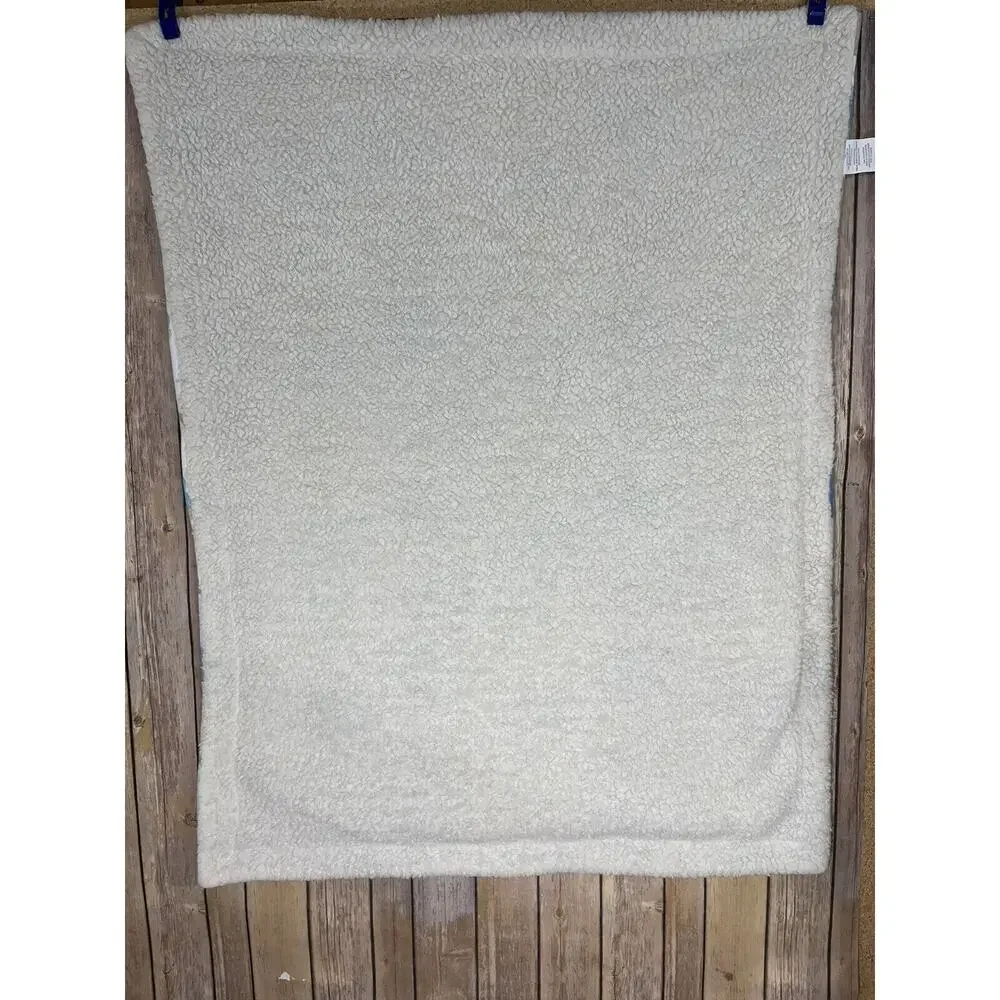 Elephant Baby Blanket Sherpa Green Blue Gray Sam Salem & Son Blankets & Beyond